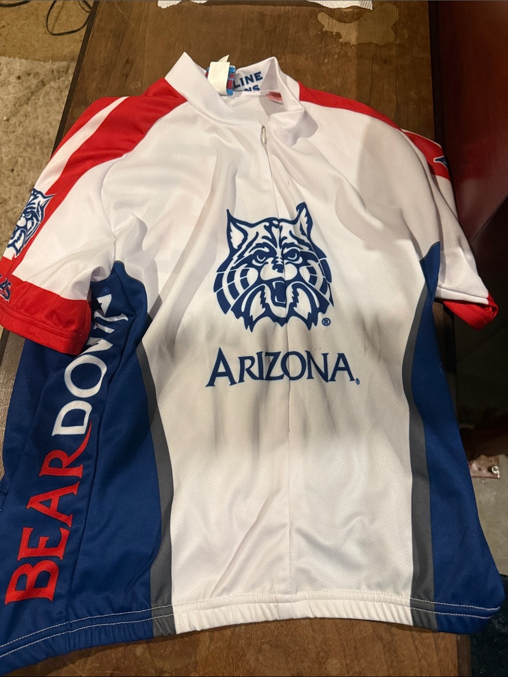 Arizona Men’s Performance Cycling Jacket - White/Blue/Red